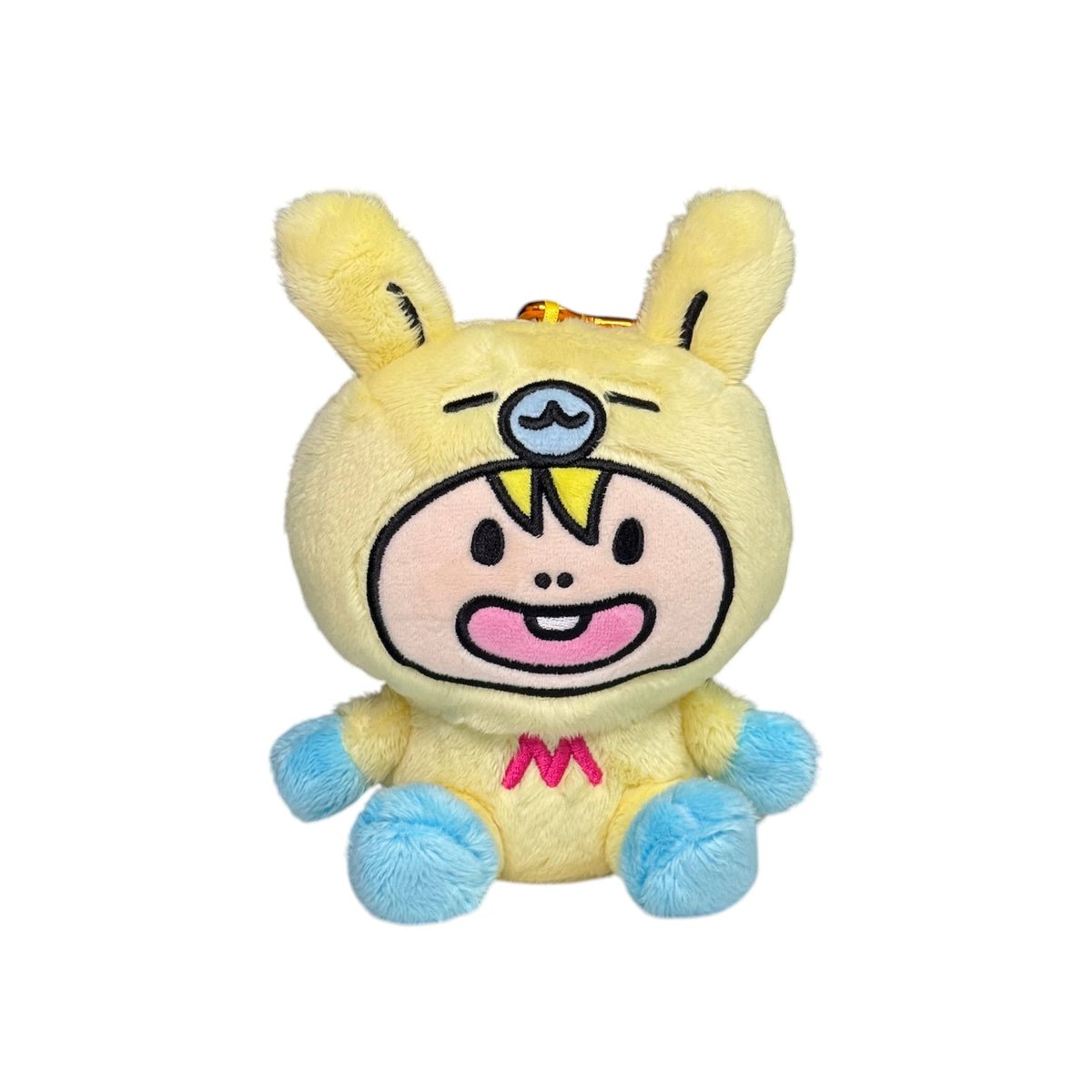 ミニモニ。カラビナ付きふわふわおすわりぬいぐるみだぴょん！（ミニモちゃん・エルムちゃん・ベルデちゃん・ルアちゃん）
