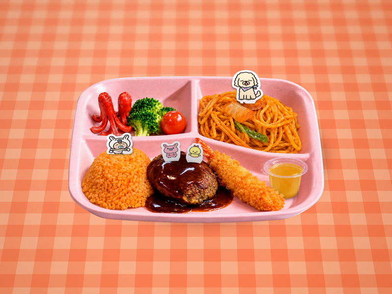 ぱうまる特製！バブモちゃんのお子様ランチ