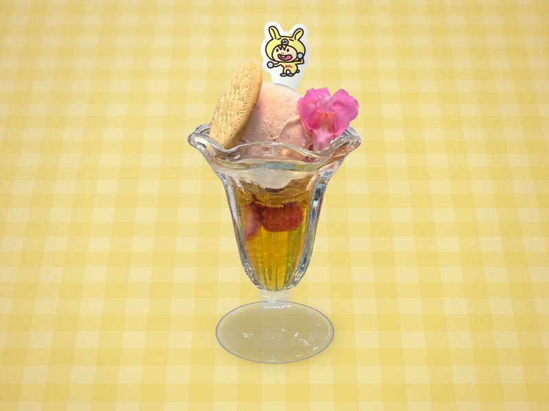 お花が咲いたよ！ ルアちゃんのフラワーパフェ