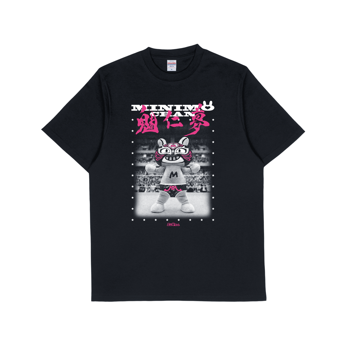 WRESTLER 魅仁夢参上♥ T-SHIRTS (BLACK・WHITE）