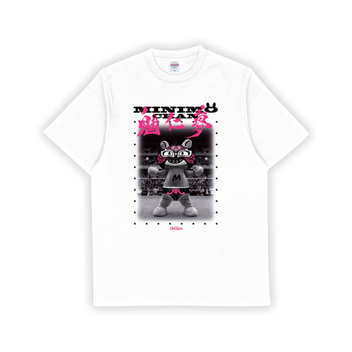 WRESTLER 魅仁夢参上♥ T-SHIRTS (BLACK・WHITE）